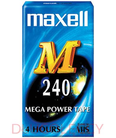 Kaseta video MAXELL E-240 M VHS