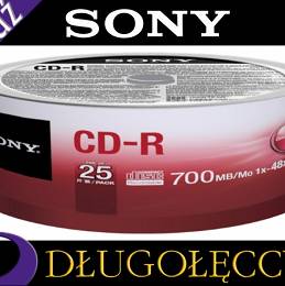Płyta SONY CD-R80/700MBx48 op 25 szt. cake box