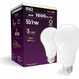 INQ Lampa LED PROFI 18W 1600lm A70 E27