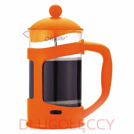 MAESTRO MR-1665 0,8L prasa do kawy kolor pomarańczowy