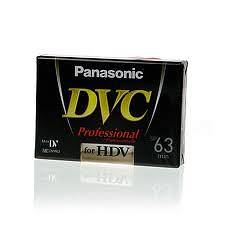 Kaseta PANASONIC DVC HDV Professional SP63 min AY-DVM-63 