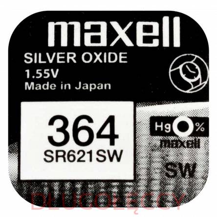 MAXELL SR621 364 1,55V bateria srebrowa