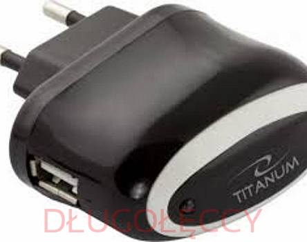 TITANUM TZ109 uniwersalna ładowarka sieciowa USB 1A