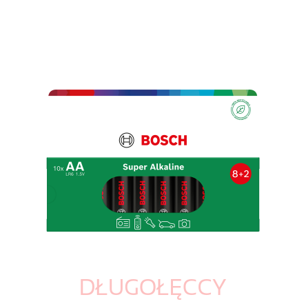 BOSCH LR6 Super Alkaline AA 1,5V bateria alkaliczna blister 10szt