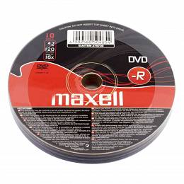 Maxell DVD-R 4,7GB x16 spin 10 szt