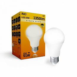 INQ E27 15W 1350lm 3000K A65 lampa LED ciepła biała