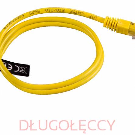 ESPERANZA EB273 kabel UTP CAT 5E PATCHCORD 1M żółty