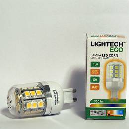 LIGHTECH ECO LED Corn 4W G9 bezbarwna ciepła
