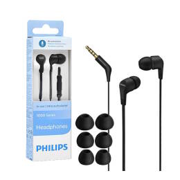 Philips TAE1105BK słuchawki douszne z mikrofonem czarne