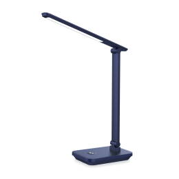 PLATINET lampka biurkowa LED  5W 200lm  z akumulatorem 6000mAh ładowarką USB czarna