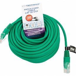 ESPERANZA KABEL UTP CAT 5E PATCHCORD 10M zielony