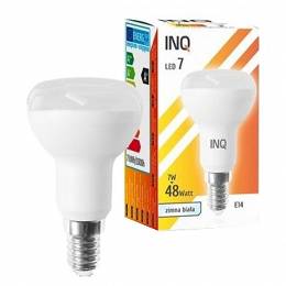 INQ E14 LED 7W (48W) R50 600lm 6000K zimna biała