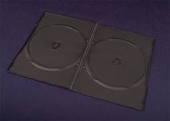 ETUI na płyty DVD-2 7mm super slim czarne