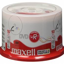 Maxell DVD-R 4,7 Gb 16X Printable Cake 50 Szt