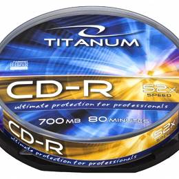 TITANUM CD-R 10 SZT. Cake box