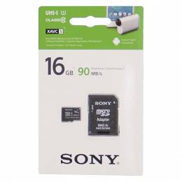 SONY MicroSD 16GB 90MB/s karta pamięci z adaptorem