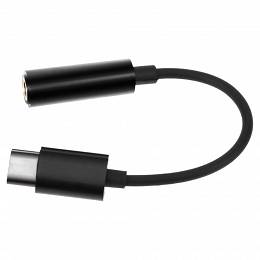 Przejściówka kabel audio mini Jack żeński 3.5mm do USB-CM, biały