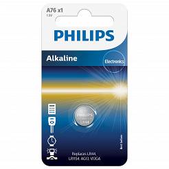 PHILIPS Bateria LR44  A76 AG13 LR1154 Alkaliczna blister 1szt.