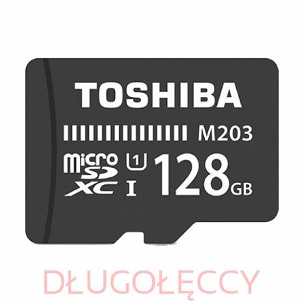 TOSHIBA microSD 128GB SDXC M203 UHS-I +adapter 
