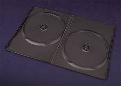ETUI na płyty DVD-2 9mm slim czarne