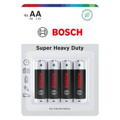 BOSCH Bateria R6 AA 1,5V Super Heavy Duty blister 4szt.