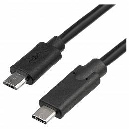 Akyga Kabel USB AK-USB-16 micro USB B (m) / USB type C (m)