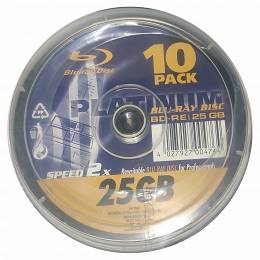 Płyty PLATINUM BLU-RAY BD-RE 25GBx4 cake 10 szt 