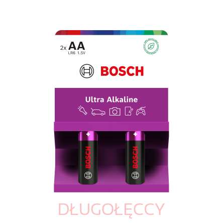 BOSCH LR6 AA 1,5V Ultra Alkaline blister 2szt
