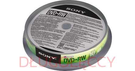 Płyta SONY DVD+RW4.7GBx4 op 10 szt. cake box