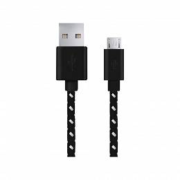 ESPERANZA EB181 kabel USB 2.0 - micro USB 2m czarny oplot