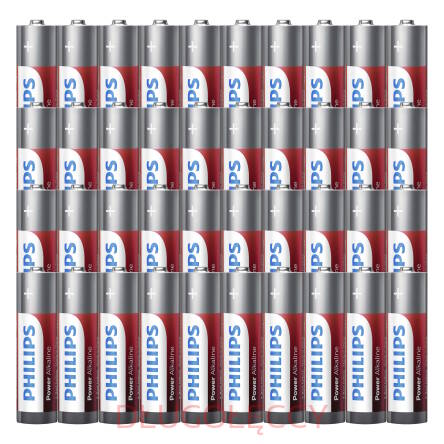 PHILIPS LR6 AA 1,5V Power Alkaline baterie alkaliczne pakiet 40szt