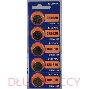 Bateria litowa SONY CR-1620 3V blis=5szt