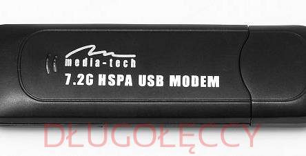 MEDIA-TECH Bezprzewodowy modem 3G HSPA 7.2Mbps z interfejsem USB MT4211