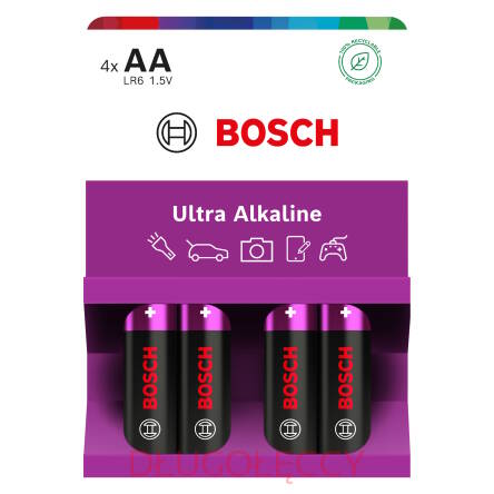 BOSCH LR6 AA 1,5V Ultra Alkaline blister 4szt