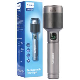 Latarka akumulatorowa Philips SFL5102/10 – 2 500 lm, zoom, aluminiowa obudowa, daleki zasięg