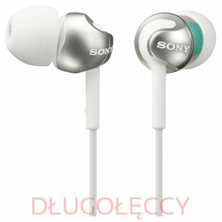 Słuchawki douszne SONY MDR-EX110LP kolor biały