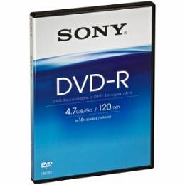 SONY PŁYTA DVD-R DMR47BVD VIDEO BOX 4.7GB 1x-16x