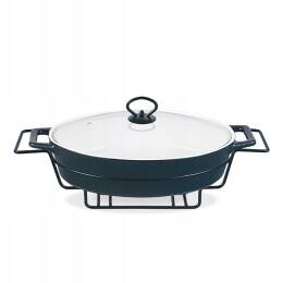 MAESTRO MR11360-74B podgrzewacz ceramiczny 32.5x22cm 1.5L czarny