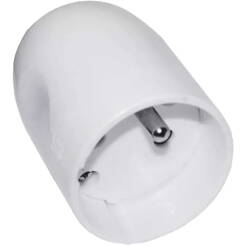 ELEKTRO gniazdo z uziemieniem 16A białe