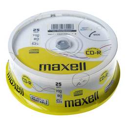 MAXELL CD-R 700MB x52 printable do nadruku opak 25szt cake box