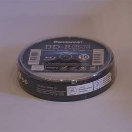 PANASONIC BD-R PRINT 25GB 1-6x 10 szt. cake box