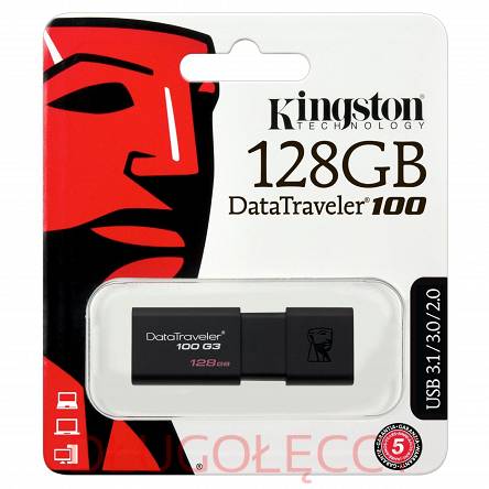 Pendrive DataTraveler 100 Pamięć flash USB 3.1 128GB