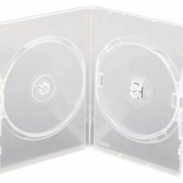 AMARAY Etui na 2 płyty DVD 14mm bezbarwne