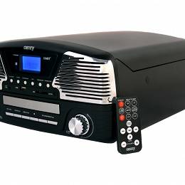 CAMRY CR1134 Gramofon z CD/MP3/USB/SD nagrywanie czarny