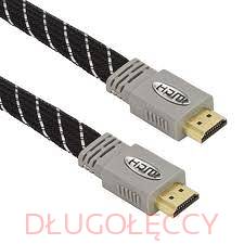 Kabel HDMI 3m kl.1.4 płaski oplot GOLD EB-117 ESPERANZA 