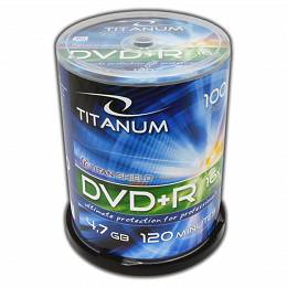 TITANUM DVD+R 4,7 GB X16 cake box 100szt.