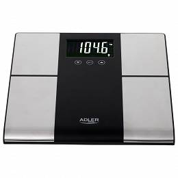 ADLER AD8165 elektroniczna waga łazienkowa z analizatorem do 225KG