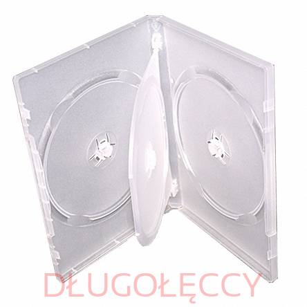 ETUI na płyty DVD-3 bezbarwne