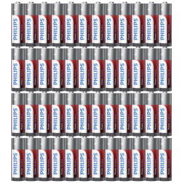 12 x 4 szt PHILIPS Bateria LR6 Power Alkaliczna