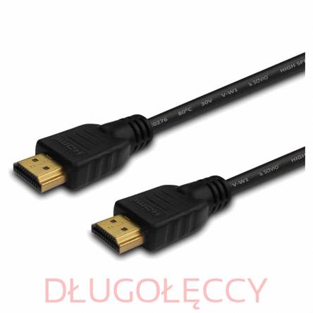SAVIO CL-01 Kabel HDMI v1.4 Ethernet 3D Dolby TrueHD 24k Gold 1,5m